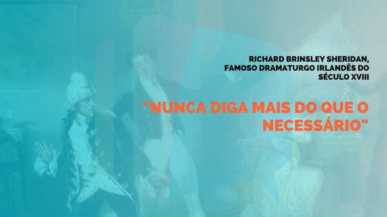 Frase do Richard Brinsley SHeridan 