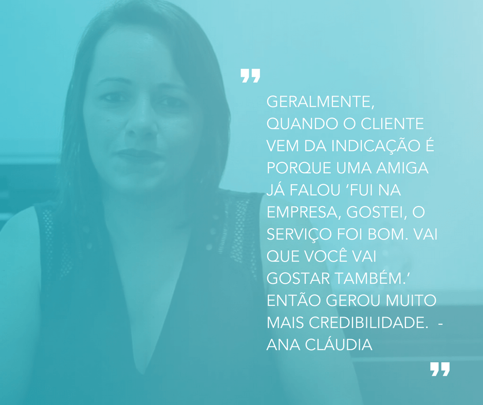 cliente que vem por indicação