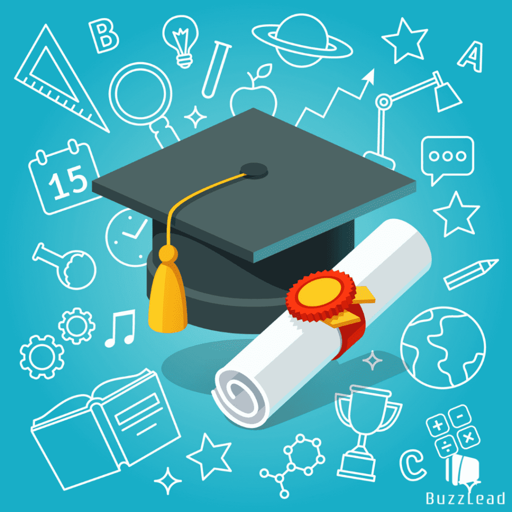 ilustração de marketing para instituições de ensino