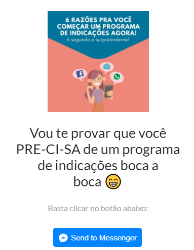 print do chatbot da buzzlead