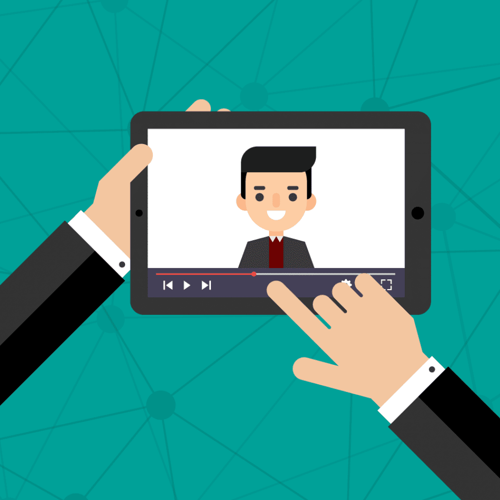 ilustração de estratégia de vídeo marketing