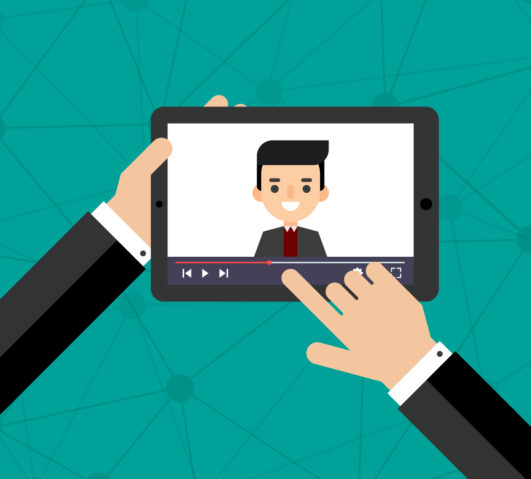 ilustração de estratégia de vídeo marketing